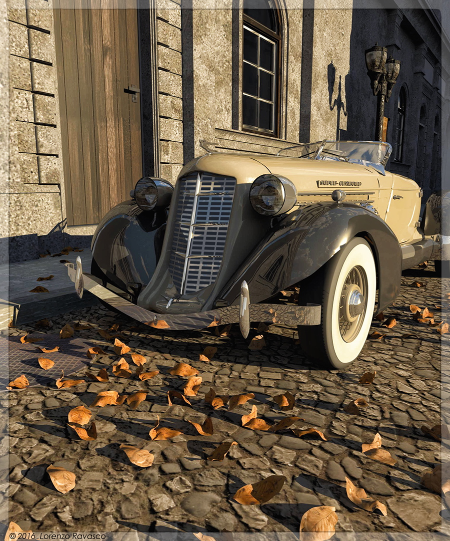 Auburn (car model from Renderosity.com)